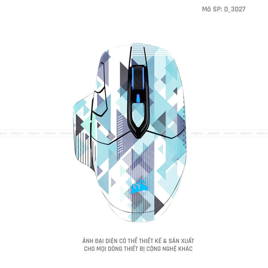 Skin Dán Chuột Corsair Hình Nghệ Thuật 3D | D_3D27