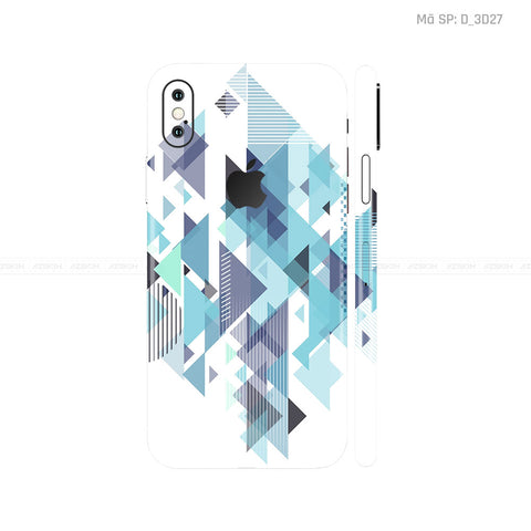 Dán Skin IPhone X Series Hình Nghệ Thuật 3D | D_3D27