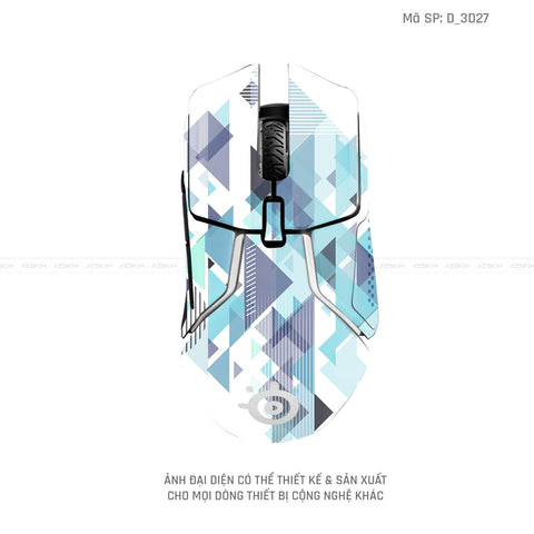 Skin Dán Chuột Steelseries Nghệ Thuật 3D | D_3D27