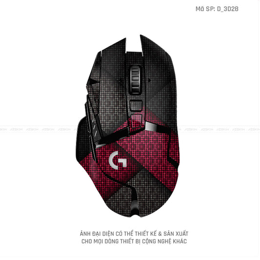 Skin Dán Chuột Logitech Hình Nghệ Thuật 3D | D_3D28
