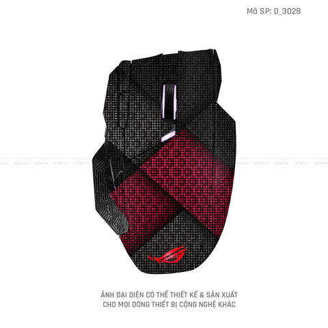 Skin Dán Chuột Asus Hình Nghệ Thuật 3D | D_3D28