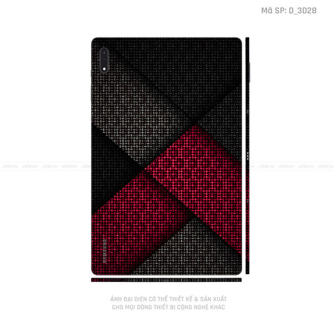 Dán Skin Galaxy Tab S9 Series Hình Nghệ Thuật 3D | D_3D28