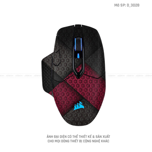 Skin Dán Chuột Corsair Hình Nghệ Thuật 3D | D_3D28