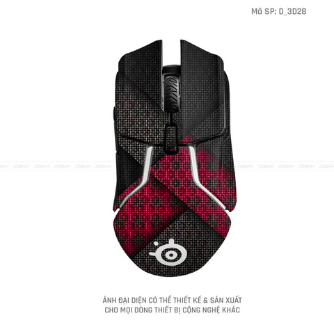 Skin Dán Chuột Steelseries Nghệ Thuật 3D | D_3D28