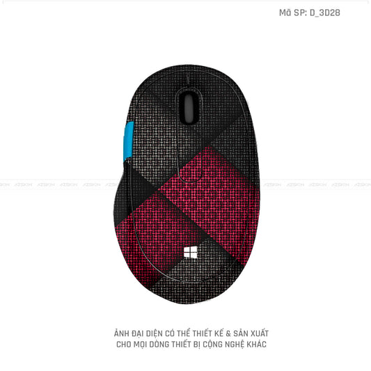 Skin Dán Chuột Microsoft Hình Nghệ Thuật 3D | D_3D28