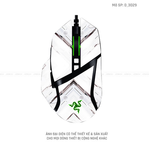 Skin Dán Chuột Razer Hình Nghệ Thuật 3D | D_3D29