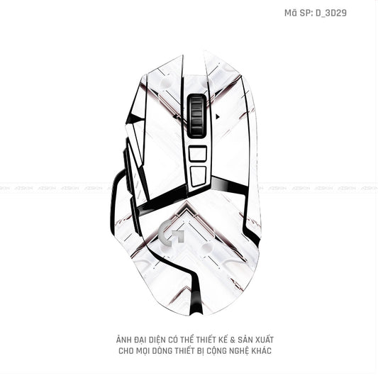 Skin Dán Chuột Logitech Hình Nghệ Thuật 3D | D_3D29