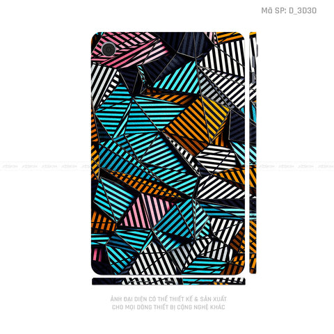 Dán Skin Máy Tính Bảng Oppo Pad Series Hình Nghệ Thuật 3D | D_3D30