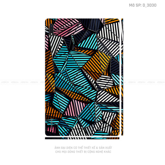 Dán Skin Galaxy Tab S8 Series Hình Nghệ Thuật 3D | D_3D30