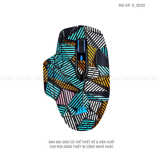 Skin Dán Chuột Corsair Hình Nghệ Thuật 3D | D_3D30