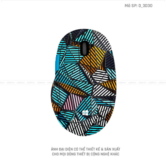 Skin Dán Chuột Microsoft Hình Nghệ Thuật 3D | D_3D30
