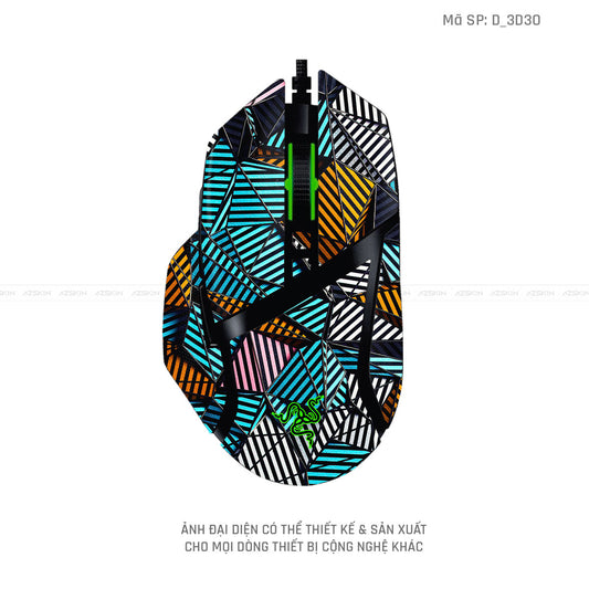 Skin Dán Chuột Razer Hình Nghệ Thuật 3D | D_3D30