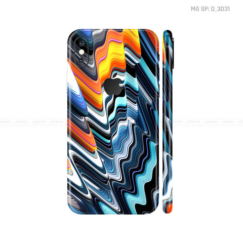 Dán Skin IPhone X Series Hình Nghệ Thuật 3D | D_3D31