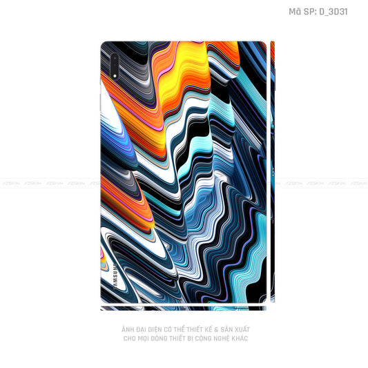 Dán Skin Galaxy Tab S8 Series Hình Nghệ Thuật 3D | D_3D31