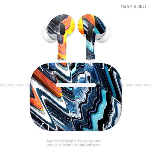 Dán Skin Tai Nghe Airpod 3 Hình 3D | D_3D31