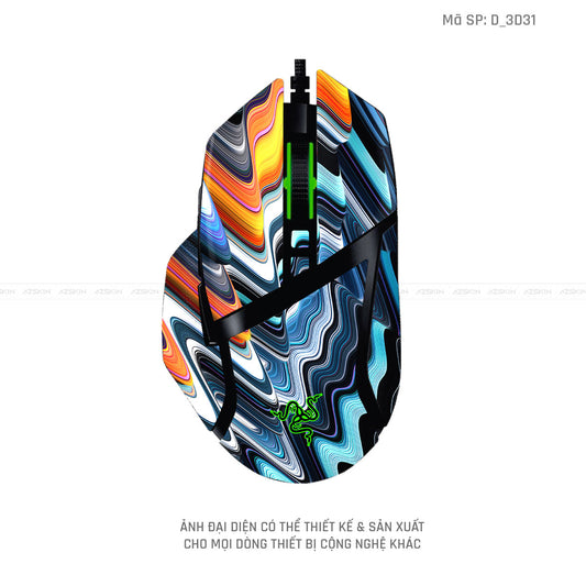 Skin Dán Chuột Razer Hình Nghệ Thuật 3D | D_3D31