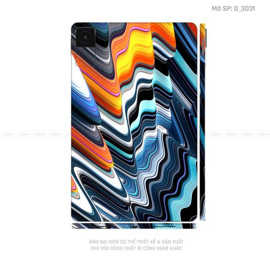 Dán Skin Máy Tính Bảng Xiaomi Mipad Hình Nghệ Thuật 3D | D_3D31