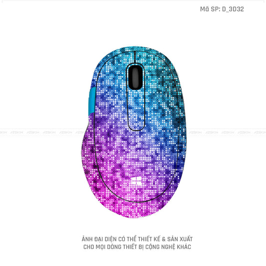 Skin Dán Chuột Microsoft Hình Nghệ Thuật 3D | D_3D32