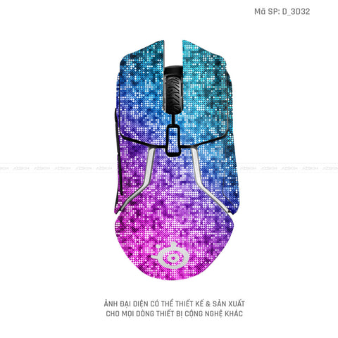 Skin Dán Chuột Steelseries Nghệ Thuật 3D | D_3D32