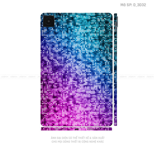 Dán Skin Máy Tính Bảng Xiaomi Mipad Hình Nghệ Thuật 3D | D_3D32