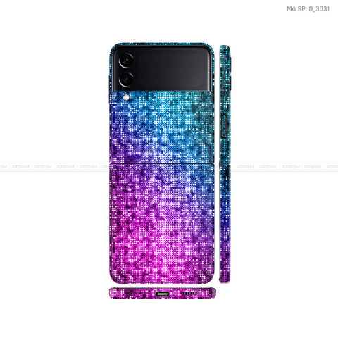 Dán Skin Galaxy Zflip3 Hình Nghệ Thuật 3D | D_3D32