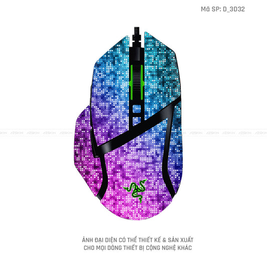 Skin Dán Chuột Razer Hình Nghệ Thuật 3D | D_3D32