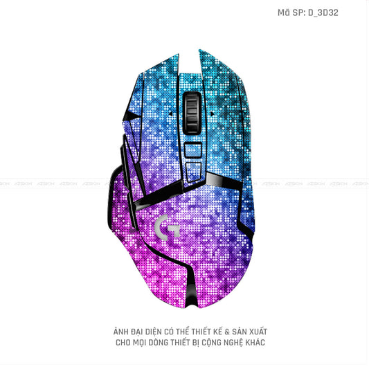 Skin Dán Chuột Logitech Hình Nghệ Thuật 3D | D_3D32
