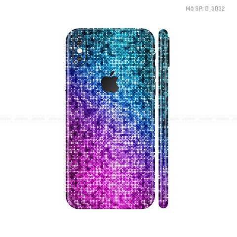 Dán Skin IPhone X Series Hình Nghệ Thuật 3D | D_3D32