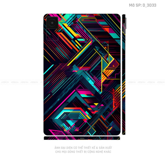 Dán Skin Máy Tính Bảng Xiaomi Mipad Hình Nghệ Thuật 3D | D_3D33