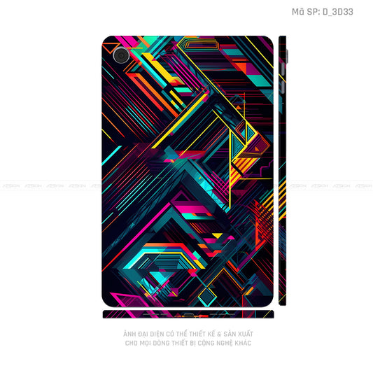 Dán Skin Máy Tính Bảng Oppo Pad Series Hình Nghệ Thuật 3D | D_3D33