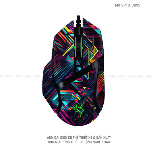 Skin Dán Chuột Razer Hình Nghệ Thuật 3D | D_3D33