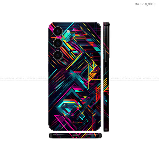 Dán Skin Galaxy S23 Series Hình Nghệ Thuật 3D | D_3D33
