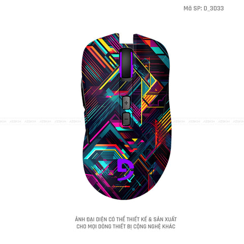Skin Dán Chuột Fuhlen Hình Nghệ Thuật 3D | D_3D33