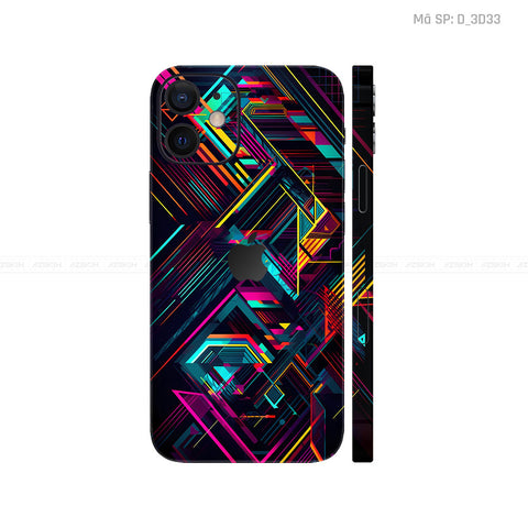 Dán Skin IPhone 12 Series Hình Nghệ Thuật 3D | D_3D33
