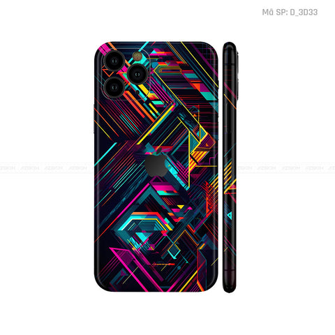 Dán Skin IPhone 11 Series Hình Nghệ Thuật 3D | D_3D33