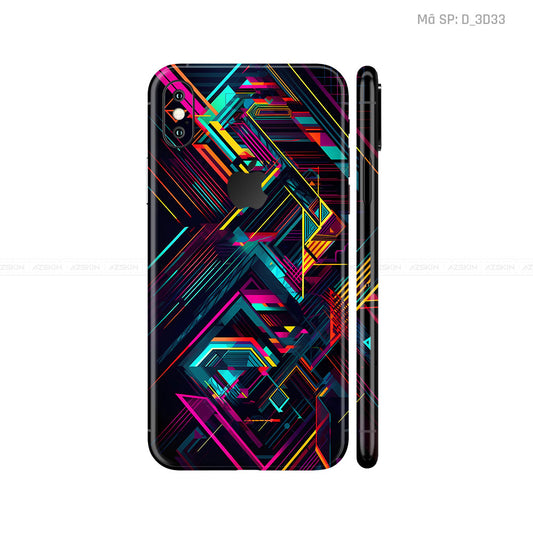 Dán Skin IPhone X Series Hình Nghệ Thuật 3D | D_3D33