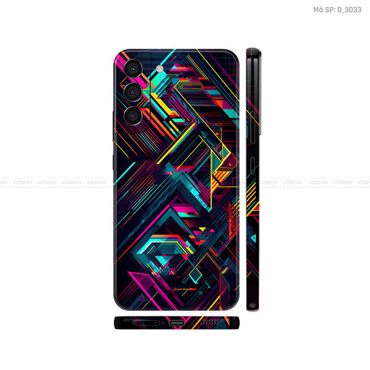 Dán Skin Galaxy S22 Series Hình Nghệ Thuật 3D | D_3D33