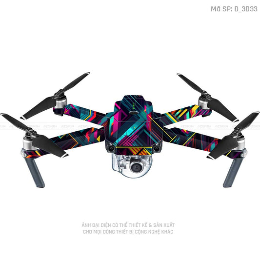 Dán Skin Flycam Hình Nghệ Thuật 3D | D_3D33
