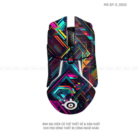 Skin Dán Chuột Steelseries Nghệ Thuật 3D | D_3D33