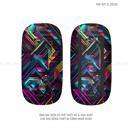 Skin Dán Chuột Apple Magic Mouse Hình Nghệ Thuật 3D | D_3D33