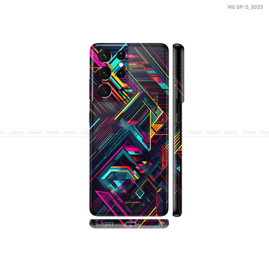 Dán Skin Galaxy S21 Series Hình Nghệ Thuật 3D | D_3D33