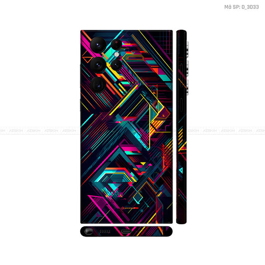 Dán Skin Galaxy S22 Series Hình Nghệ Thuật 3D | D_3D33