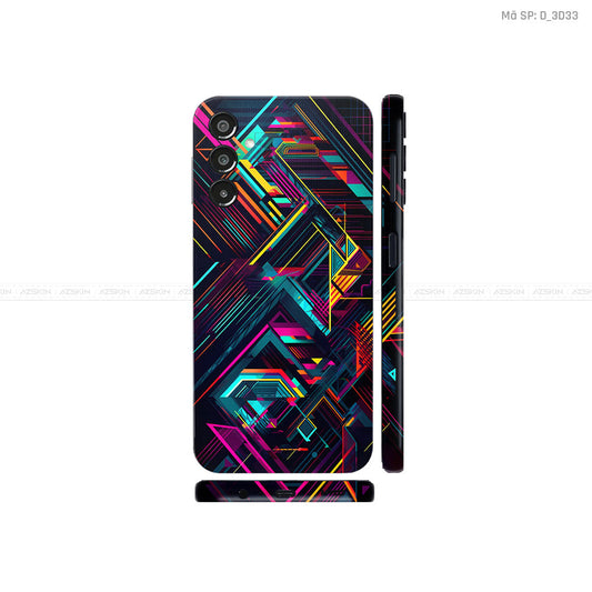 Dán Skin Samsung A Series Hình Nghệ Thuật 3D | D_3D33