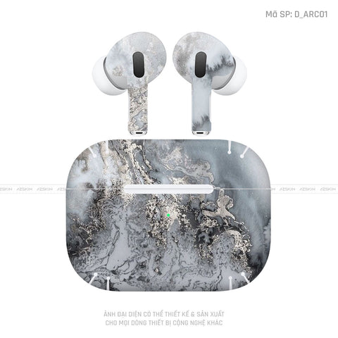 Dán Skin Tai Nghe Airpod Pro/ Pro 2 Hình Nghệ Thuật Arcrylic | D_ARC01