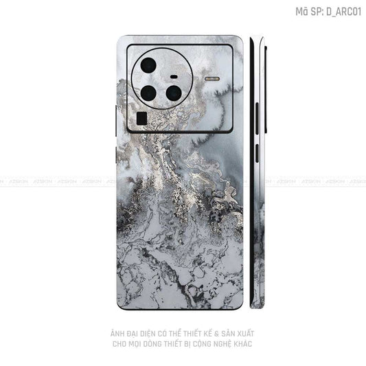 Dán Skin Vivo X Series Hình Nghệ Thuật Arcrylic | D_ARC01