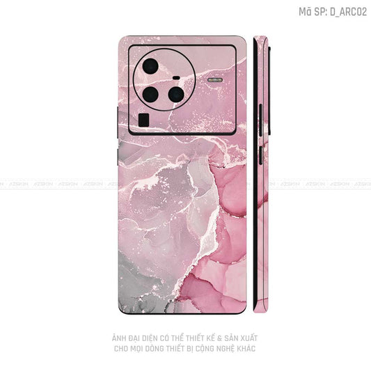 Dán Skin Vivo X Series Hình Nghệ Thuật Arcrylic | D_ARC02