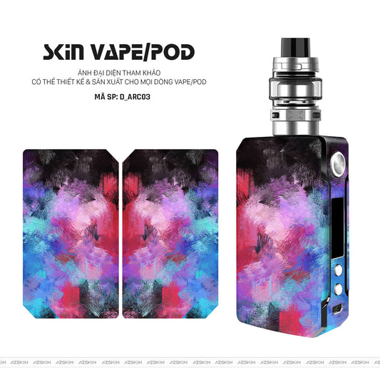 Dán Skin Vape Hình Nghệ Thuật Arcrylic | D_ARC03