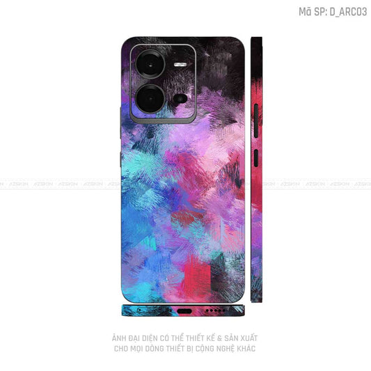 Dán Skin Vivo V Series Hình Nghệ Thuật Arcrylic | D_ARC03