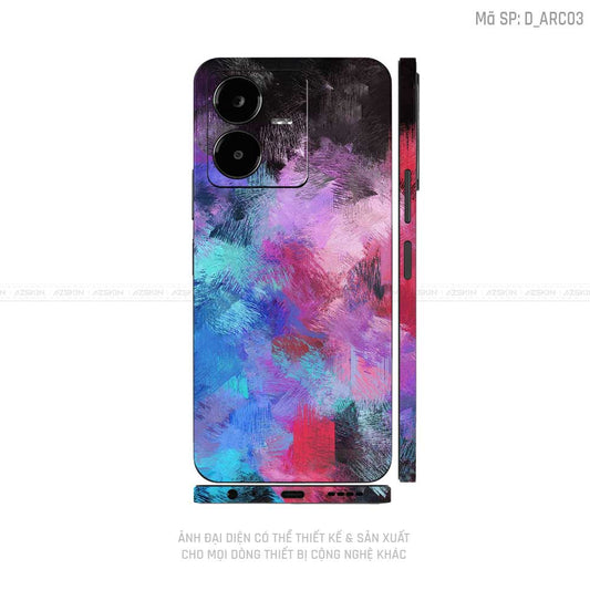 Dán Skin Vivo Y Series Hình Nghệ Thuật Arcrylic | D_ARC03