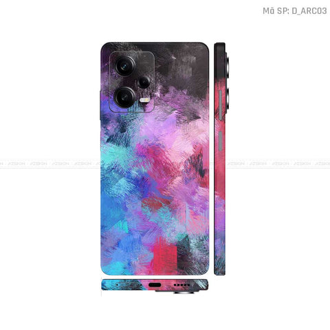 Dán Skin Xiaomi Redmi Note 12 Series Hình Nghệ Thuật Arcrylic | D_ARC03